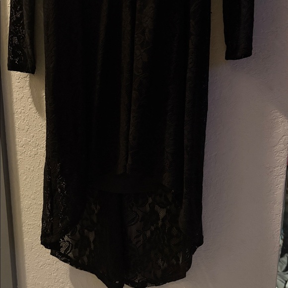 Forever 21 Black Long Sleeve Lace Dress - Picture 2 of 5